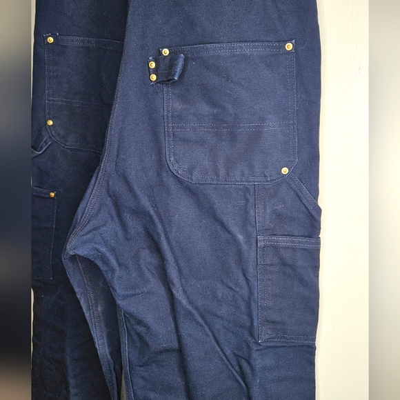 CARHARTT Relaxed Fit Duck Bib Overalls Sz 36 x 28 - Picture 11 of 12